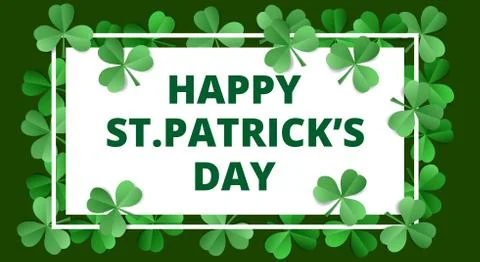 Happy Saint Patricks Day Stock Illustration