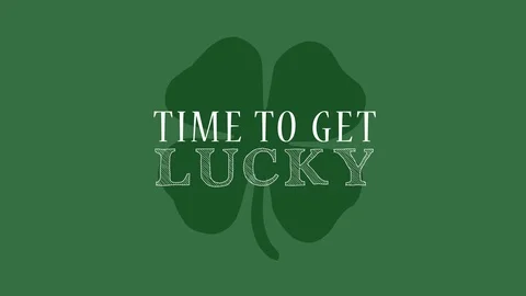 Happy Saint Patrick's Day, Time to Get Lucky Stock Footage 86178662