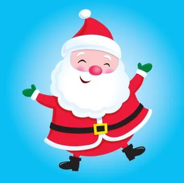 Happy Santa Claus Stock Illustration