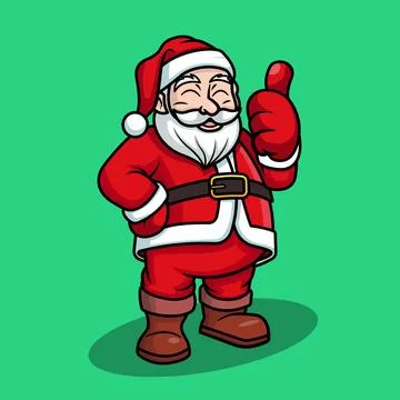Happy Santa Stock Illustration