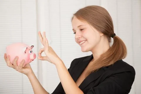 Happy saver Foto stock