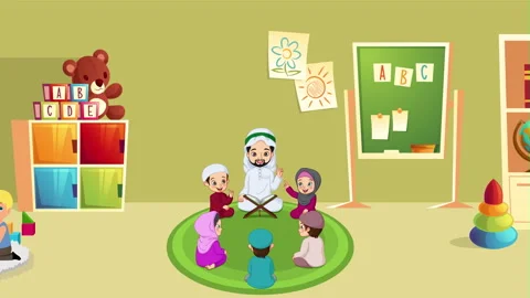 Happy School Children Studying, Learning, And Playing Stockbeeldmateriaal 276222867