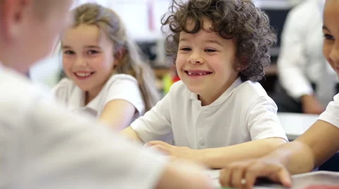 Happy at School Stock Footage 53841762