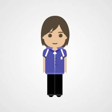 Happy Schoolboy Character Stock Illustration