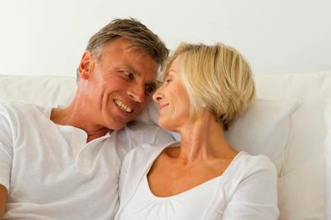 Happy seniors Stock Photos