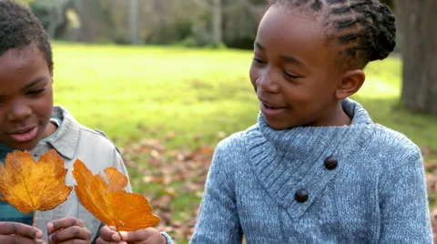 Happy siblings having fun together Stock Footage 55530182