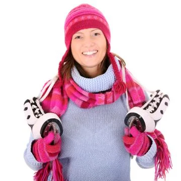 Happy skating Stock Photos