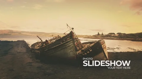 Happy Slideshow After Effects stock