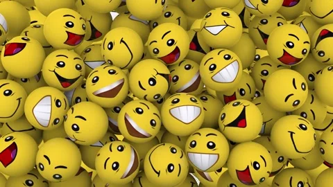 Happy Smile Transition with transparent (alpha) background Stock Footage 252048702