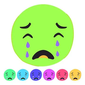 Happy smiley vector cartoon graphic Stock Illustration