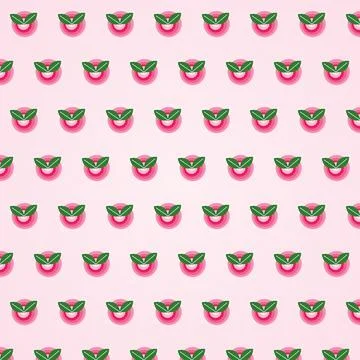Happy smiling emoji faces pattern design for digital marketing and social m.. 库存插图