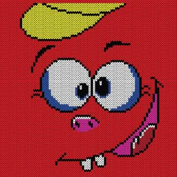 Happy smiling face Illustrazione stock