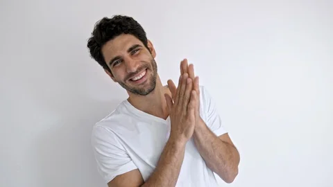 Happy smiling man Stock Footage 89476823