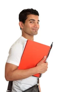 Happy smiling student Stock Photos