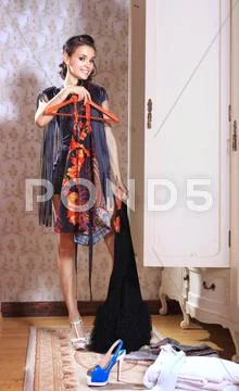Happy snappy dresser Stock Photos