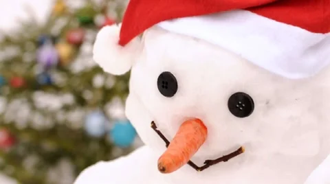 Happy snowman 스톡 동영상 8639613