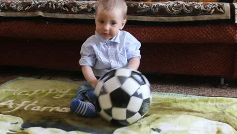 Happy Soccer Boy Stock Footage 10916894