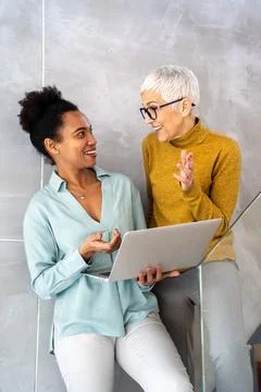Happy software developers working on meeting, Programming advanced code art.. Stock Photos