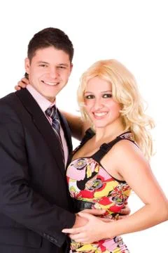 Happy spouses Foto stock