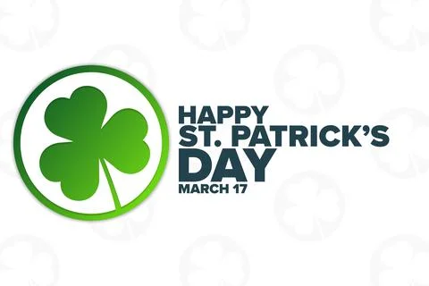 Happy St. Patrick s Day. March 17. Holiday concept. Template for background Stock Illustration