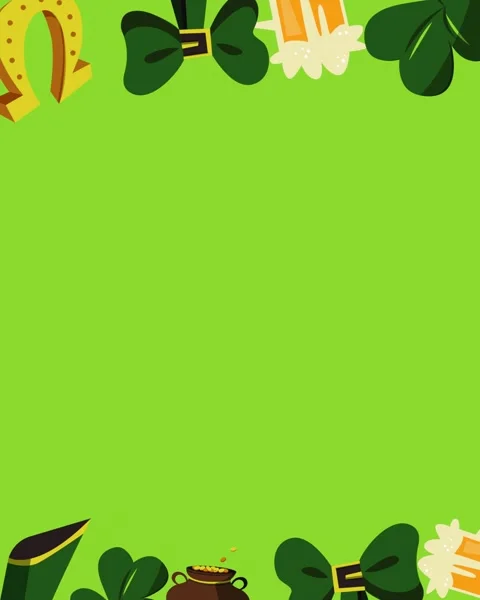 Happy St. Patrick&amp;#039;s Day Video stock 331870332