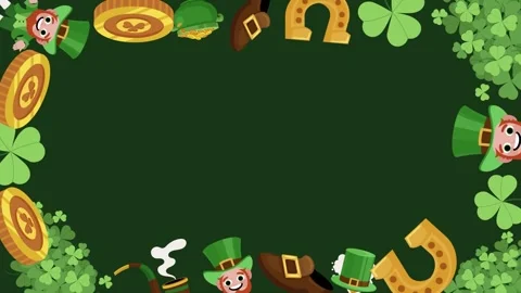 Happy St. Patrick&amp;#039;s Day Video stock 331871199