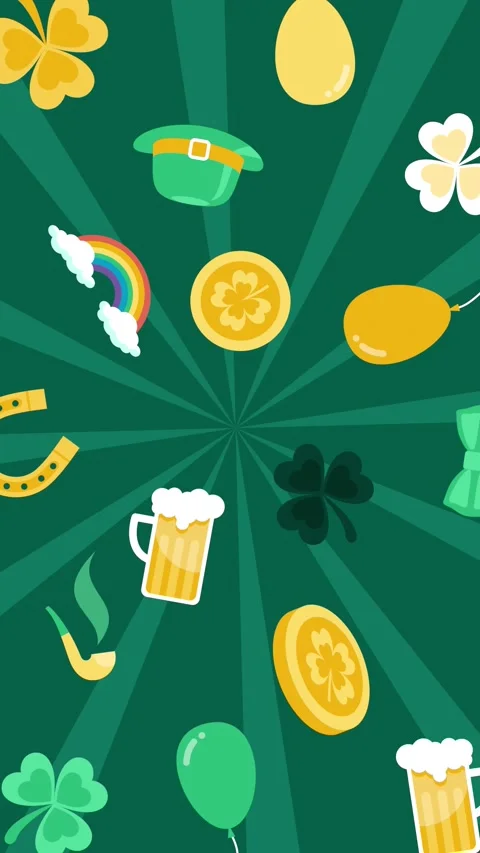Happy St. Patrick&amp;#039;s Day Video stock 331871835