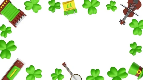 Happy St. Patrick&amp;#039;s Day 스톡 동영상 331871868