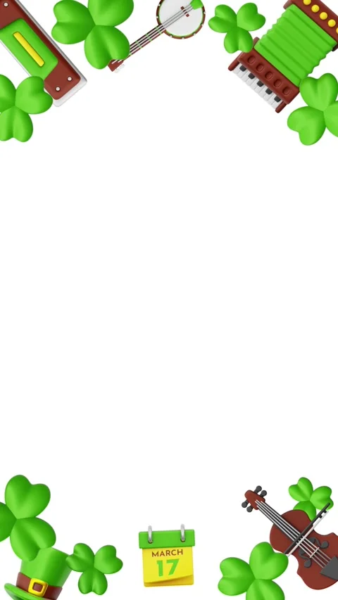 Happy St. Patrick&amp;#039;s Day Video stock 331871917
