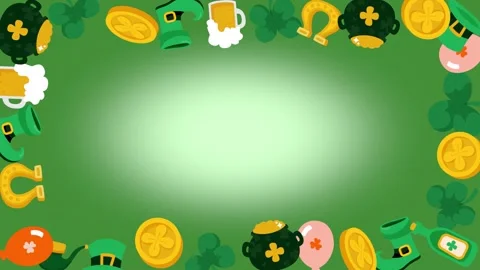 Happy St. Patrick&amp;#039;s Day Vídeo Stock 331871953