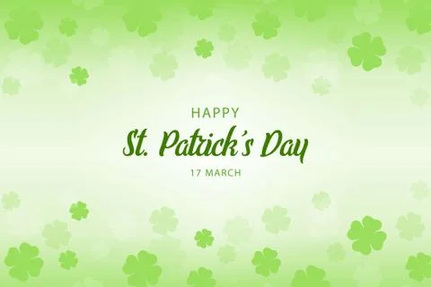 Happy St. Patrick's Day background Illustrazione stock