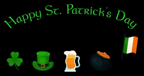 Happy St. Patrick's Day Stock Footage 103360049