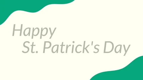 Happy St. Patrick’s day 스톡 동영상 335653513
