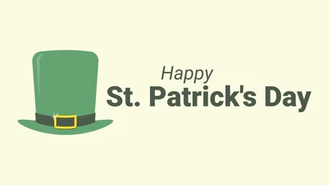 Happy St. Patrick’s day Vídeo Stock 335653548