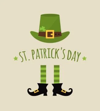 Happy St. Patricks day. Stock Illustration