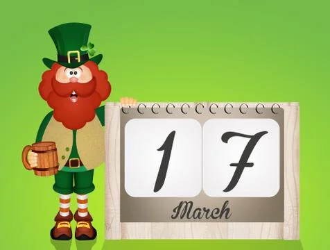 Happy St. Patrick's day Stock Illustration