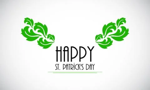 Happy st. patrick's day - vector background Stock Illustration