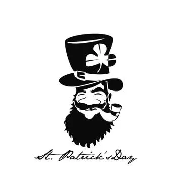 Happy st patrick's day vector illustration. Stock Illustration