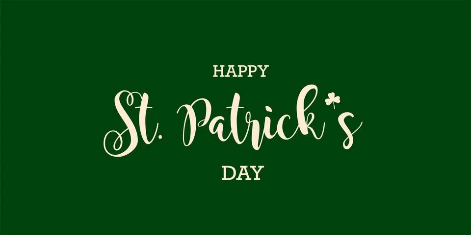 Happy St. Patricks Day vector illustration Stock Illustration