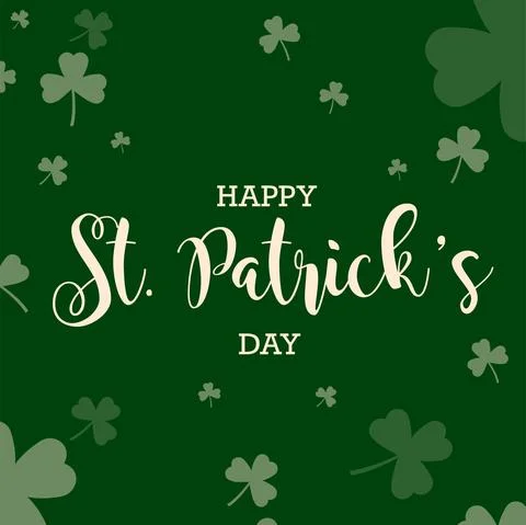 Happy St. Patricks Day vector illustration Stock Illustration