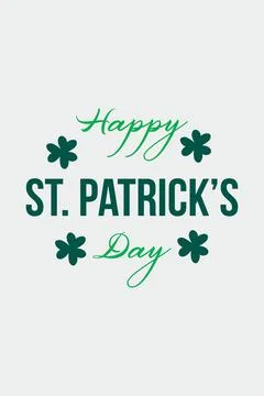 Happy St. Patrick's day vector background Stock Illustration