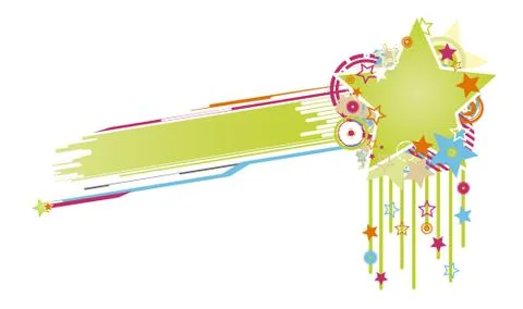 Happy star Stock Illustration