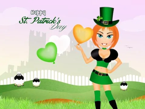 Happy St.Patrick's Day Stock Illustration
