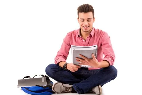 Happy student Stock Photos