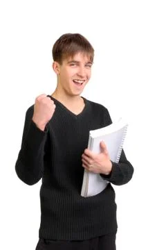 Happy student Foto stock