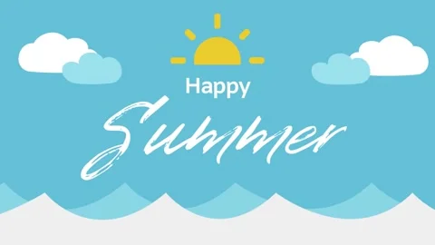 Happy  Summer Stock Footage 260380370