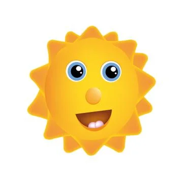 Happy sun Stock Illustration