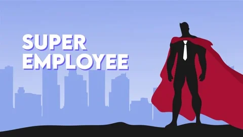 Happy Super Employee  Stock Footage 294729894