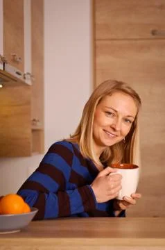Happy tea time Stock Photos