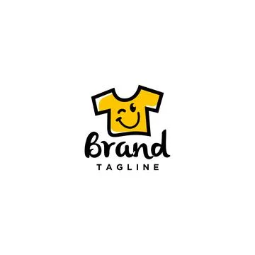 Happy Tees Logo Stock Illustration
